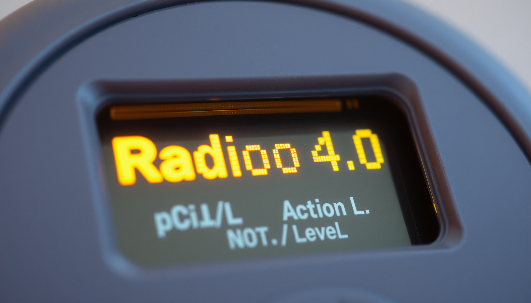 is radon dangerous close-up view