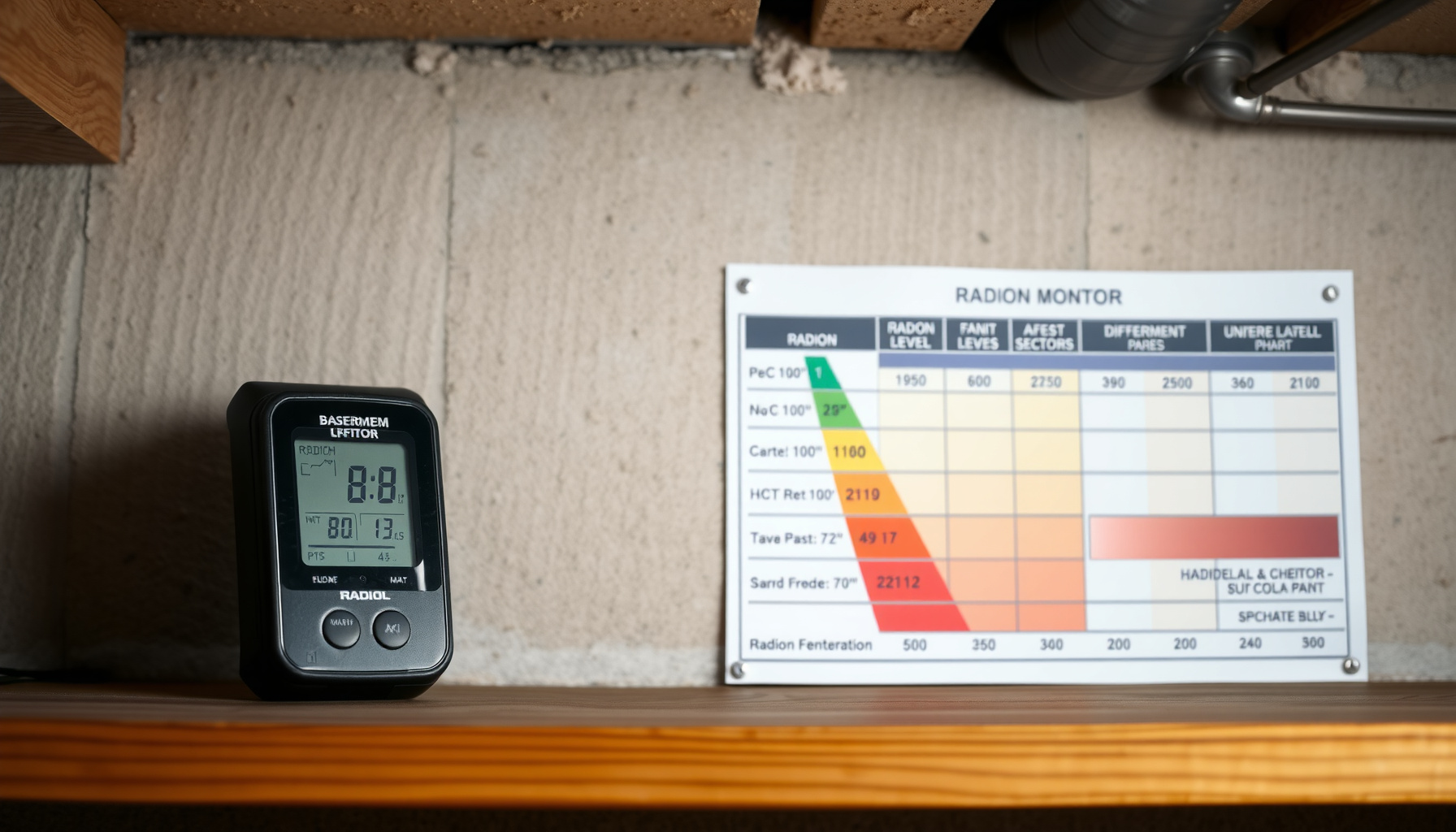 Radon Levels Chart: What’s Safe vs Dangerous (pCi/L Explained)