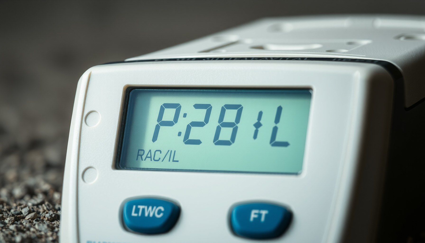 what is radon gas close-up view