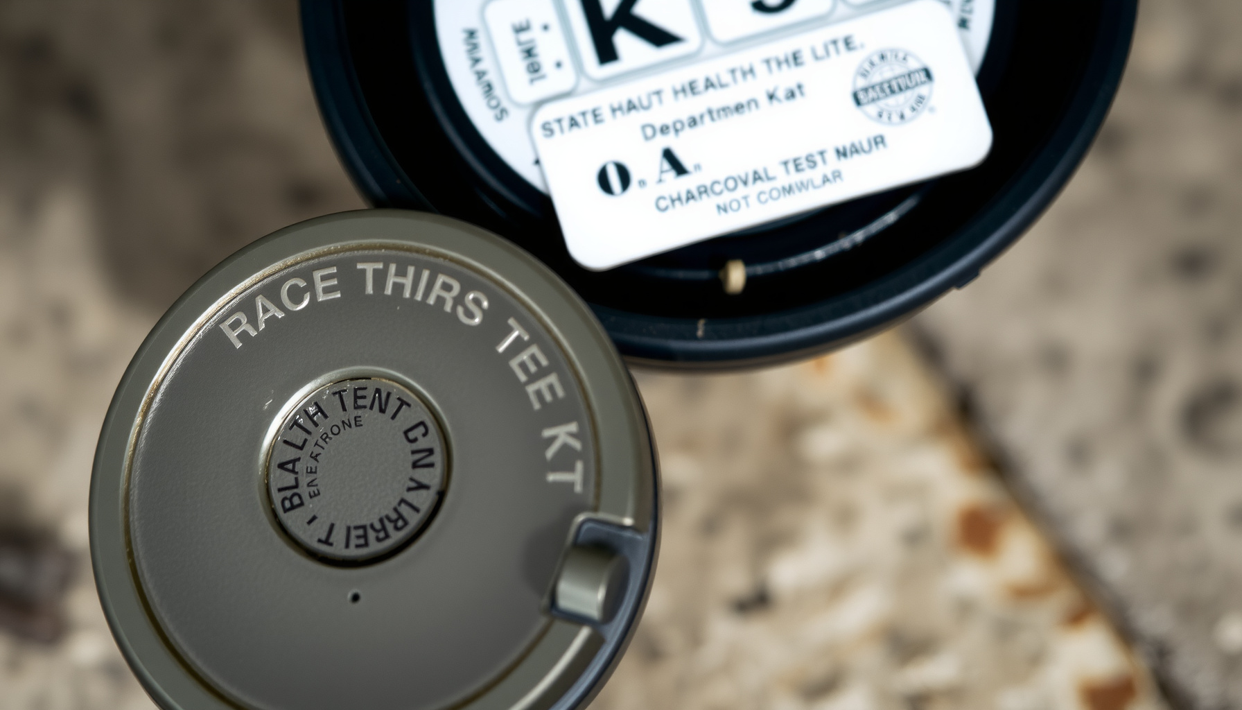 free radon test kits by state close-up view