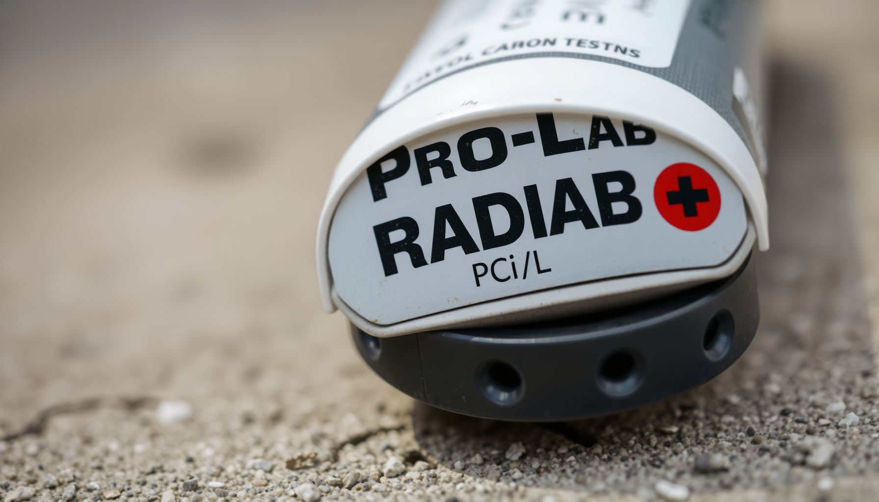 Pro-Lab radon test kit close-up view