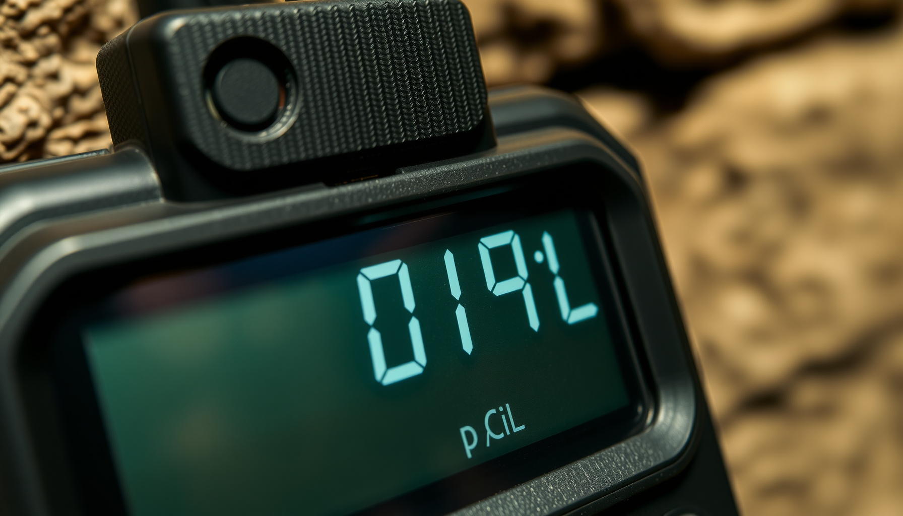 radon levels in Pennsylvania close-up view