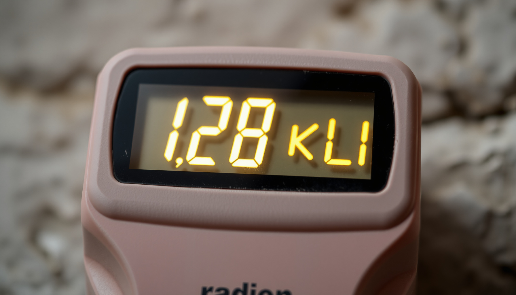 how long does a radon detector last close-up view