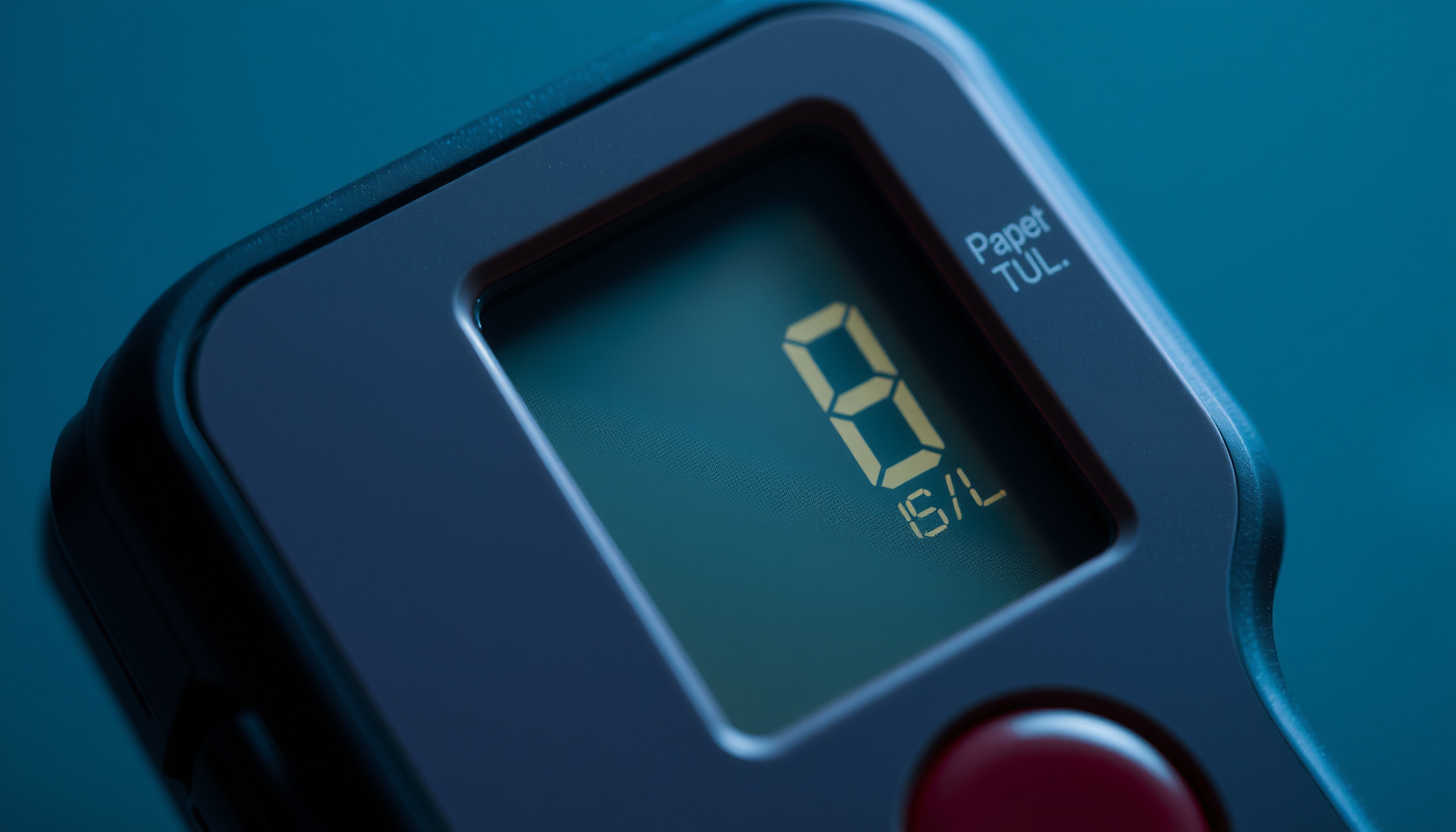 LifeBasis radon detector close-up view