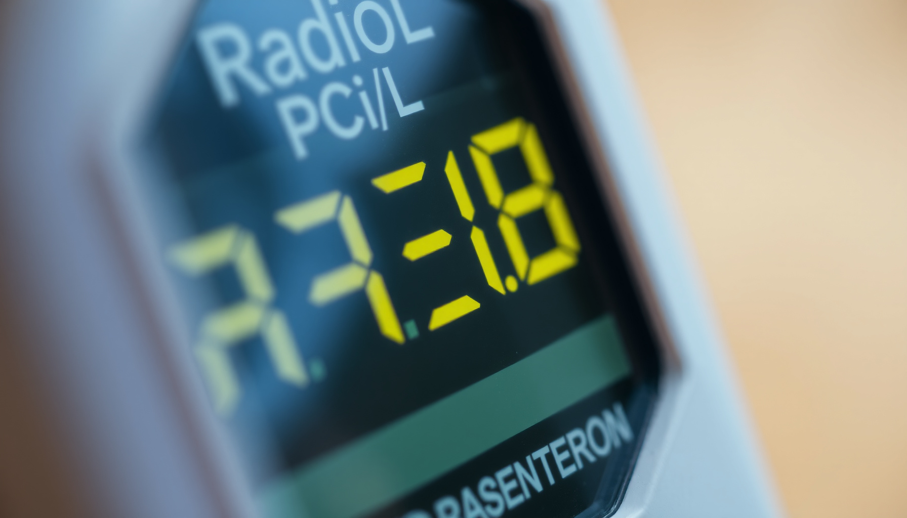 radon in California close-up view