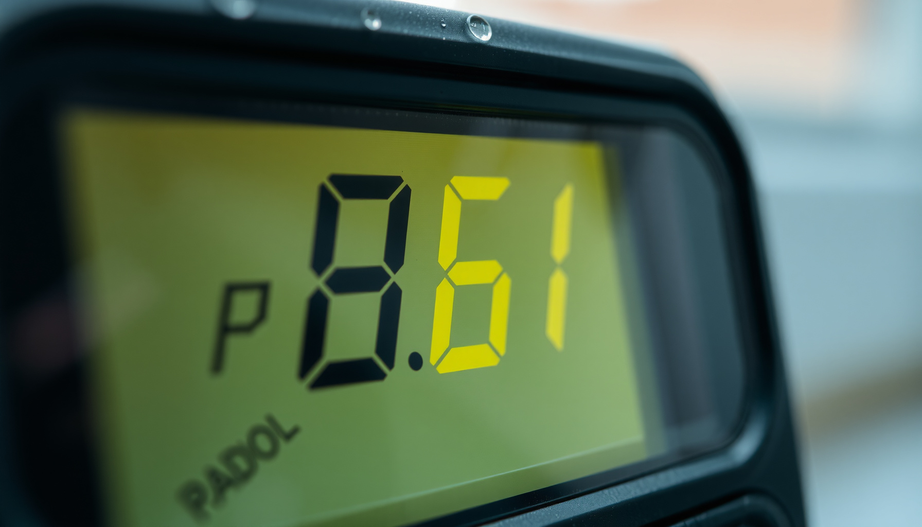 weather affect radon test results close-up view
