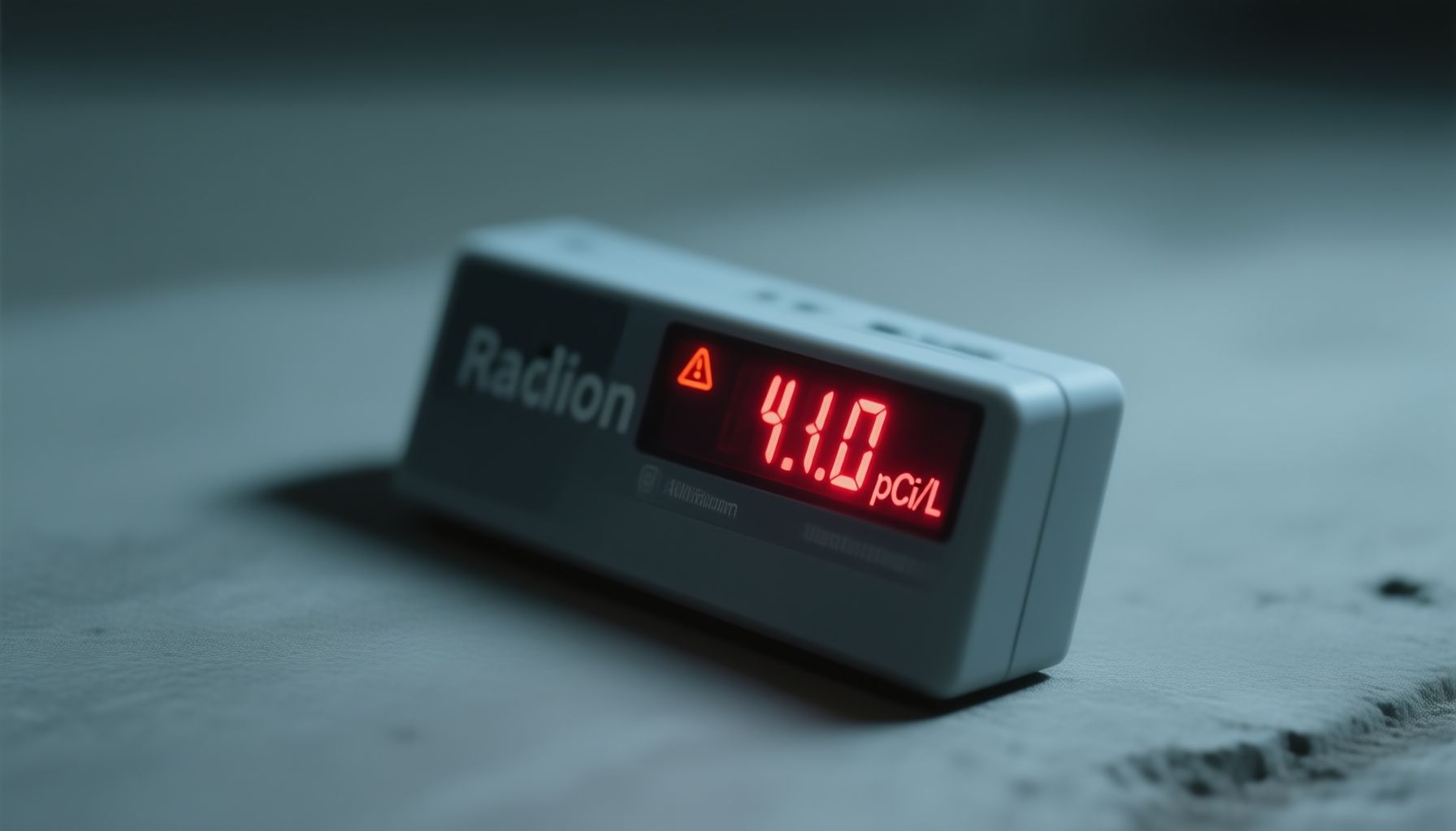 radon in Minnesota close-up view