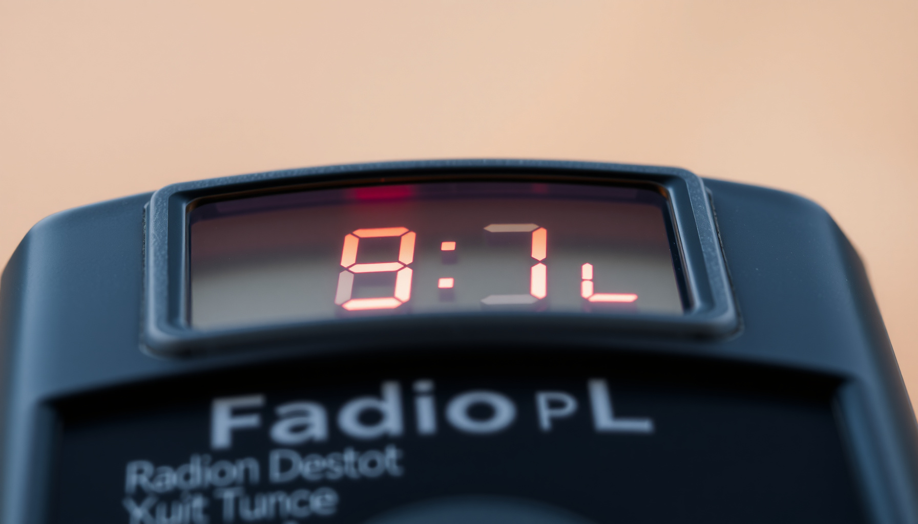 radon radiation exposure close-up view